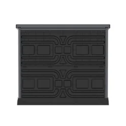 Duramax CedarGrain StoreAway 1200L Capacity Outdoor Deck And Garden Storage Box W/ Panel Doors & Flat Lid For Patios, Pool Areas, & Driveways, Brown -Landscape Zone GUEST b4a0d243 4653 4877 af65 0013db6f527c