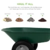 Best Choice Products Dual-Wheel Home Wheelbarrow Yard Garden Cart For Lawn, Construction - Green 1 Best Choice Products Dual-Wheel Home Wheelbarrow Yard Garden Cart For Lawn, Construction - Green -Landscape Zone GUEST b888b01c 4877 46d2 8d76 49ab37743f35