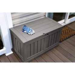 Suncast 50gal Deck Box - Dark Gray