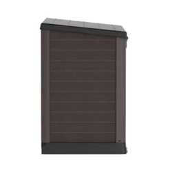 Duramax CedarGrain StoreAway 1200L Capacity Outdoor Deck And Garden Storage Box W/ Panel Doors & Flat Lid For Patios, Pool Areas, & Driveways, Brown -Landscape Zone GUEST c0fd09c5 ef2c 4ff0 a9e2 f216b5c6d50e