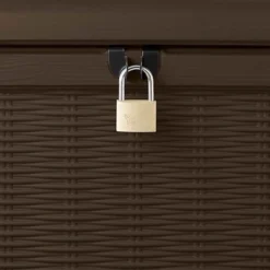 Keter Borneo 110 Gallon All Weather Weatherproof Rattan Wicker Resin Outdoor Backyard Patio Porch Deck Organization Storage Box Bench, Brown (2 Pack) 8 Keter Borneo 110 Gallon All Weather Weatherproof Rattan Wicker Resin Outdoor Backyard Patio Porch Deck Organization Storage Box Bench, Brown (2 Pack) -Landscape Zone GUEST c2a65c37 f562 40a5 8c35 43bd55c5ad06