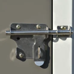 Patio 5ft X 3ft Garden Shed, Metal Lean-to Storage Shed With Lockable Door-ModernLuxe -Landscape Zone GUEST c302ce34 9d9b 48e4 b503 81870597baa7