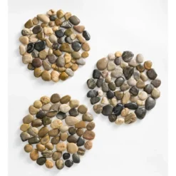 Wind & Weather Natural River Rock Stepping Stones, Set Of 3 11 Wind & Weather Natural River Rock Stepping Stones, Set Of 3 -Landscape Zone GUEST c36317bd 7c80 4a18 ac2a ff05b3aa3d7e