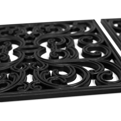 BirdRock Home Rubber Stepping Stone Tiles - 15 X 15" - Set Of 3 - Black 4 BirdRock Home Rubber Stepping Stone Tiles - 15 X 15" - Set Of 3 - Black - Image 2