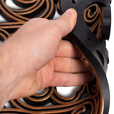 BirdRock Home Rubber Stepping Stone Tiles - 12 X 12" - Set Of 3 - Copper 4 BirdRock Home Rubber Stepping Stone Tiles - 12 X 12" - Set Of 3 - Copper - Image 2