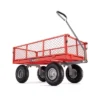 Gorilla Cart 800lbs. Capacity Heavy Duty Durable Steel Mesh Flatbed Garden Utility Wagon - Red 1 Gorilla Cart 800lbs. Capacity Heavy Duty Durable Steel Mesh Flatbed Garden Utility Wagon - Red -Landscape Zone GUEST dd2d44af e7ea 424e 8ba8 f29f0afb4a36