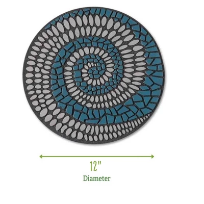 Gardener's Supply Company Flagstone Recycled Rubber Stepping Stone For Garden Walkway | Outdoor Patio Décor & Lawn Pathway Landscaping Stepping Blocks 5 Gardener's Supply Company Flagstone Recycled Rubber Stepping Stone For Garden Walkway | Outdoor Patio Décor & Lawn Pathway Landscaping Stepping Blocks - Image 3