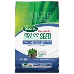 Scotts Turf Builder 2.4lbs Seed Heat-Tolerant Blue Mix For Tall Fescue Lawns