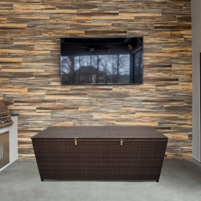 Oakland Living 113gal Outdoor Patio Storage Box 3 Oakland Living 113gal Outdoor Patio Storage Box