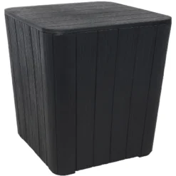 Sunnydaze Decor Sunnydaze Faux Wood Design Outdoor Side Table With Storage - 11.5-Gal. 18 Sunnydaze Decor Sunnydaze Faux Wood Design Outdoor Side Table With Storage - 11.5-Gal. -Landscape Zone GUEST e7a317ff 49d8 4961 90aa ac7b30fed4a0