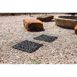 BirdRock Home Rubber Stepping Stone Tiles - 15 X 15" - Set Of 3 - Black 13 BirdRock Home Rubber Stepping Stone Tiles - 15 X 15" - Set Of 3 - Black -Landscape Zone GUEST eb3ecb34 0e64 4476 bd75 239bb38a78c3
