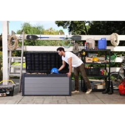 Keter Premier Deck Box Gray - 150gal -Landscape Zone GUEST ecbee2df 0447 44ce b3d8 36b6f5e5cc7e