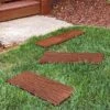 Flexon Rubber Railroad Tie Decorative Lawn And Garden Stepping Stone - Set Of 3 -Landscape Zone GUEST edd3ae65 92d4 4269 bd90 8d7b0166c2a7