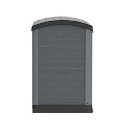 Duramax CedarGrain StoreAway 1200L Capacity Outdoor Deck And Garden Storage Box With Panel Doors & Arc Lid For Patios, Pool Areas, & Driveways, Grey -Landscape Zone GUEST f49c6a14 229c 4c8d 855a 2ea754e74cd8