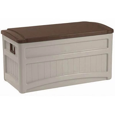 Suncast 73 Gallon Outdoor Patio Resin Deck Storage Box W/ Wheels, Taupe (2 Pack) 5 Suncast 73 Gallon Outdoor Patio Resin Deck Storage Box W/ Wheels, Taupe (2 Pack) - Image 3