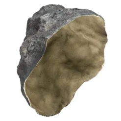 Gardenised Decorative Outdoor Weather-Resistant Artistic Artificial Faux Stone Rock, Garden Patio Granite Grey Fiberglass Stone -Landscape Zone GUEST f8cb41f7 82bf 45ee a3d2 e468cb7030d4