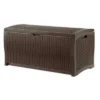 Suncast 73 Gallon Outdoor Deck Box & 99 Gallon Patio Garden Deck Box, Mocha -Landscape Zone GUEST fab5fa2b 423b 4472 a237 0aeb4fefccee